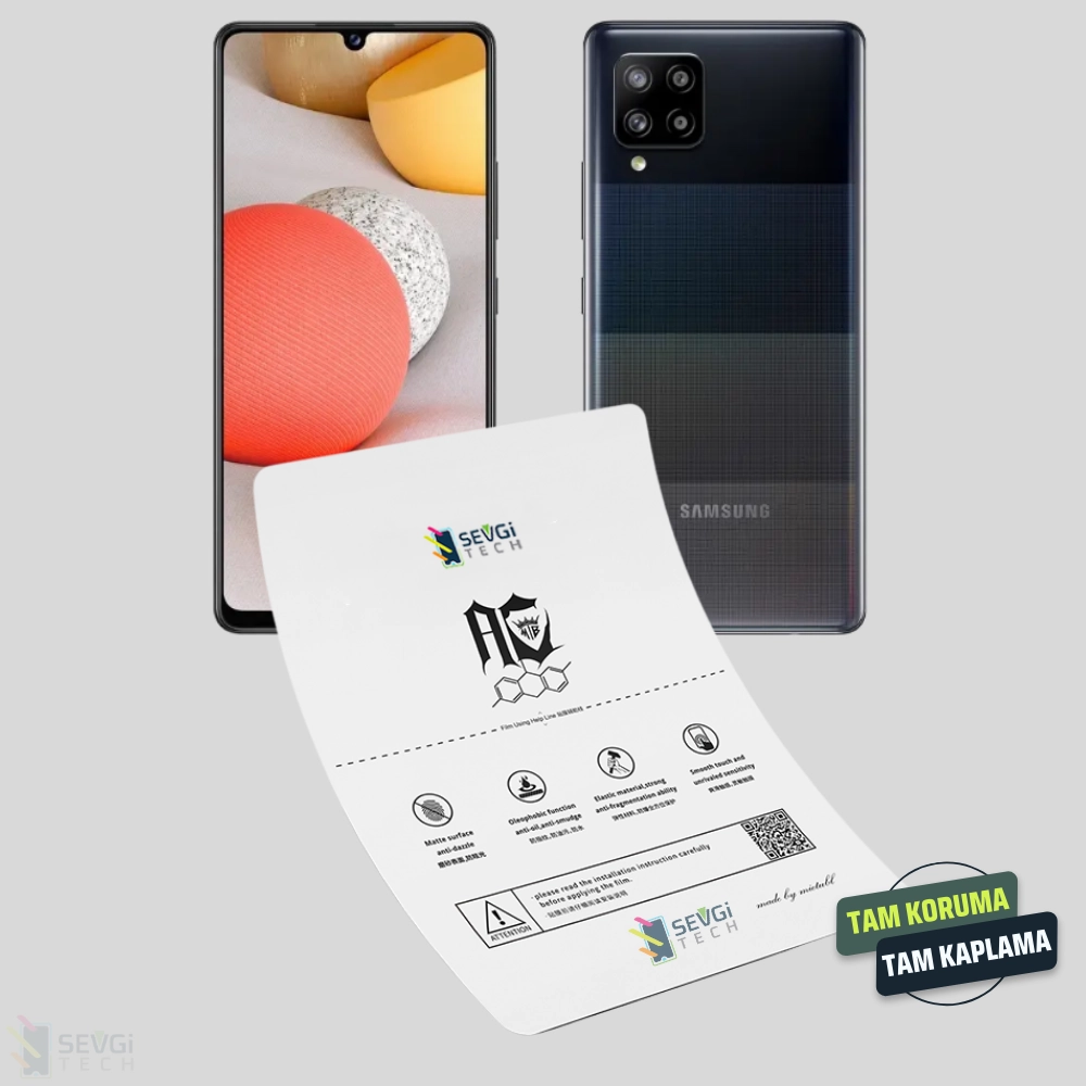 Samsung A42 5G Özel Kesim TPU Nano Ekran Koruyucu