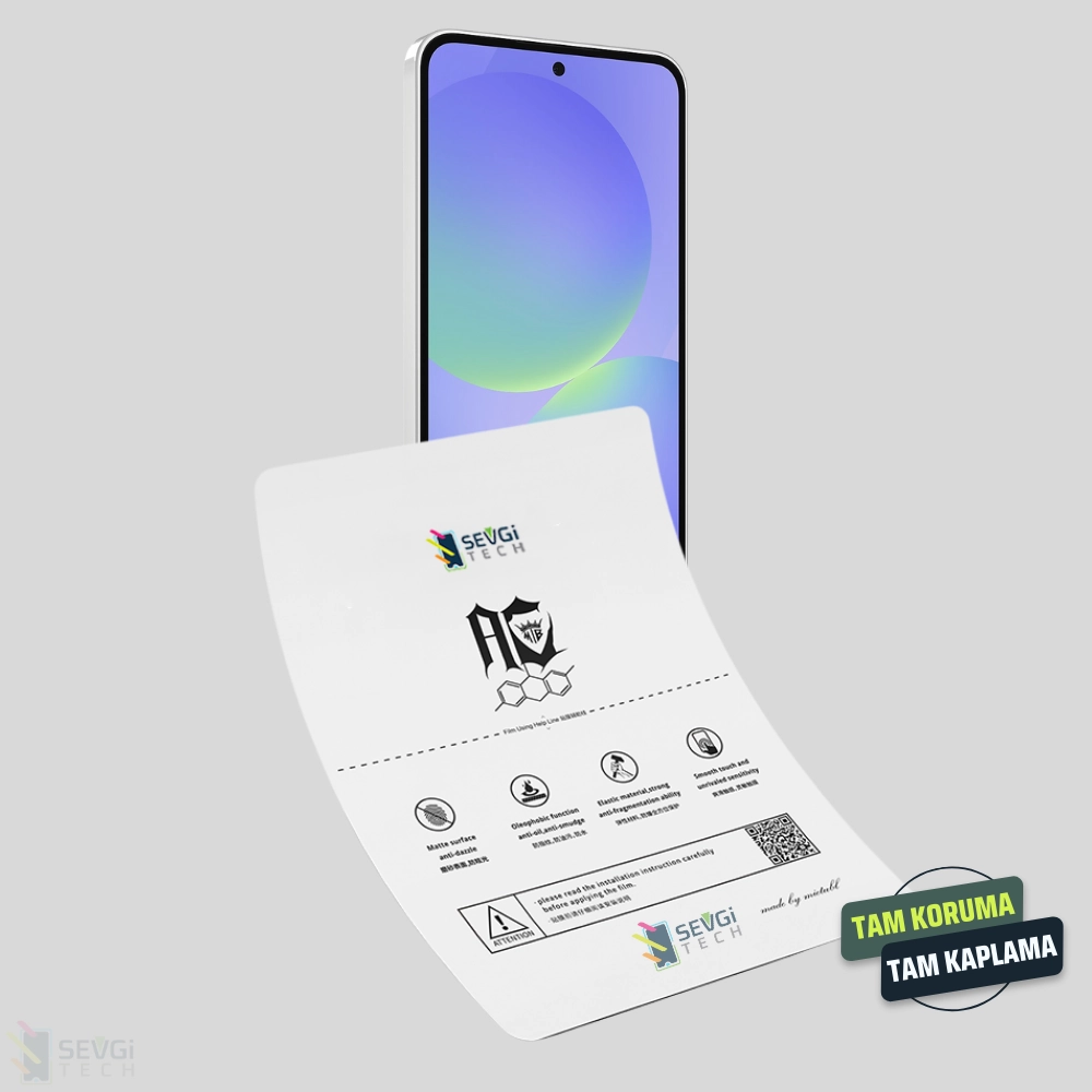 Samsung A36 5G Özel Kesim TPU Nano Ekran Koruyucu