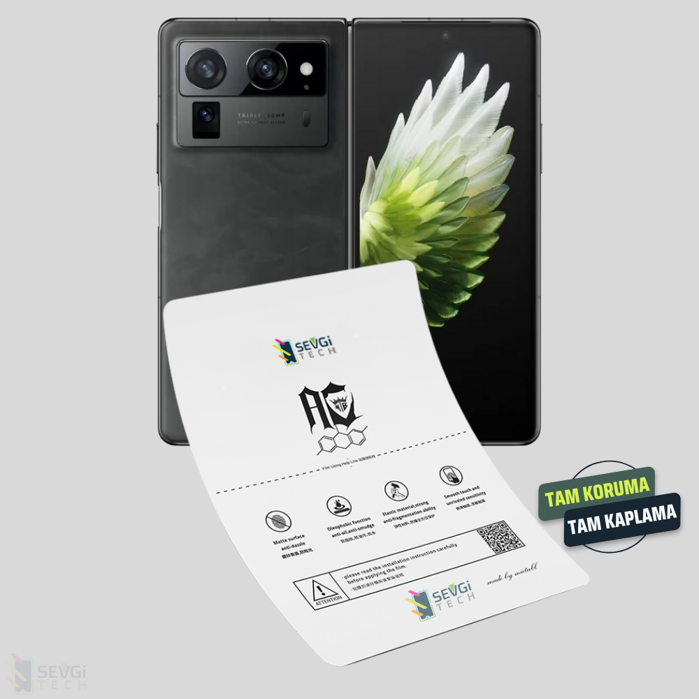 Tecno Phantom V Fold 2 Özel Kesim İç ve Dış Ekran Koruyucu