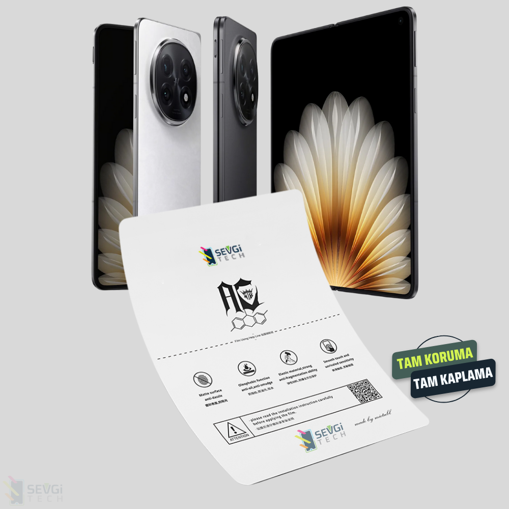Oppo Find N5 Özel Kesim İç ve Dış Ekran Koruyucu