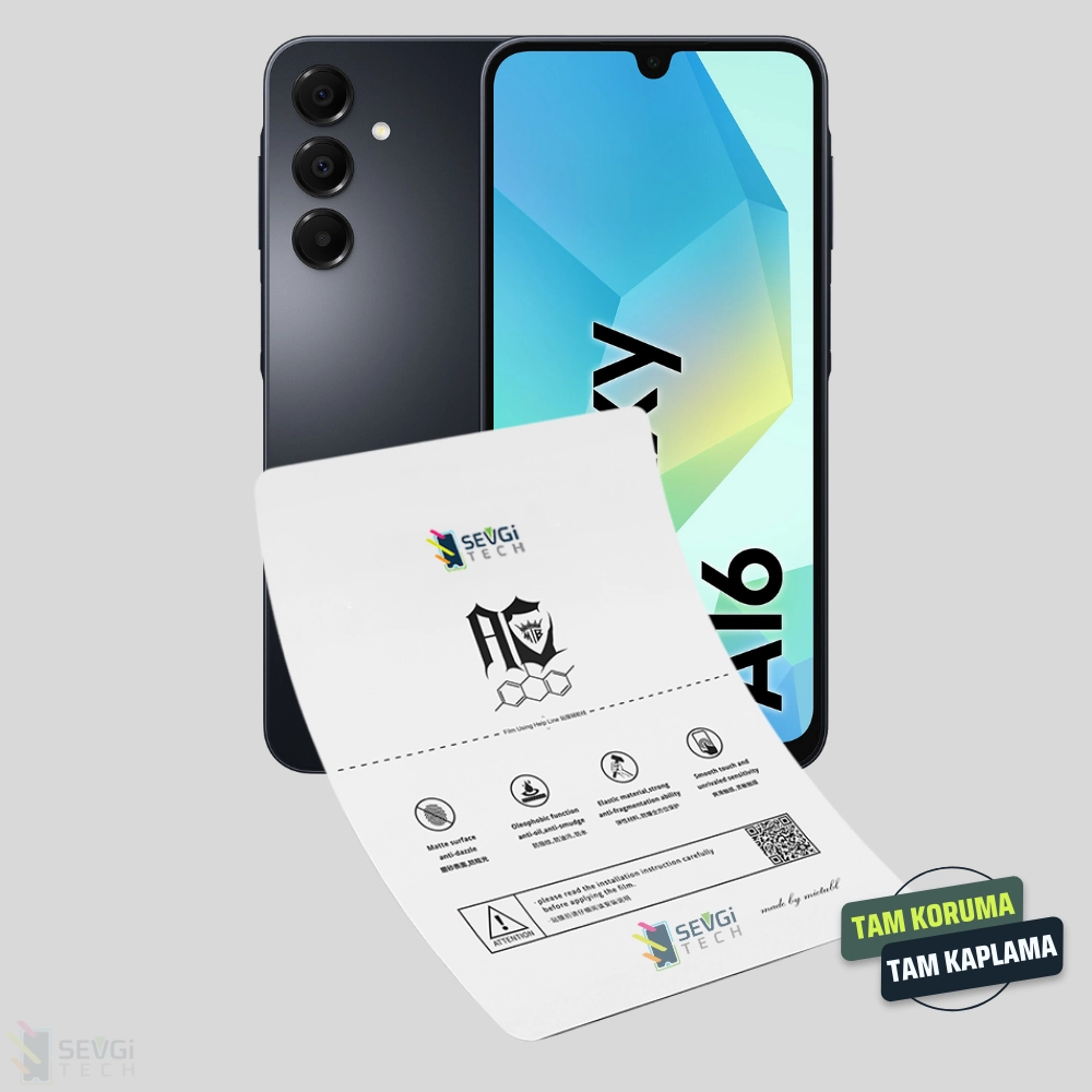 Samsung A16 4G Özel Kesim TPU Nano Ekran Koruyucu