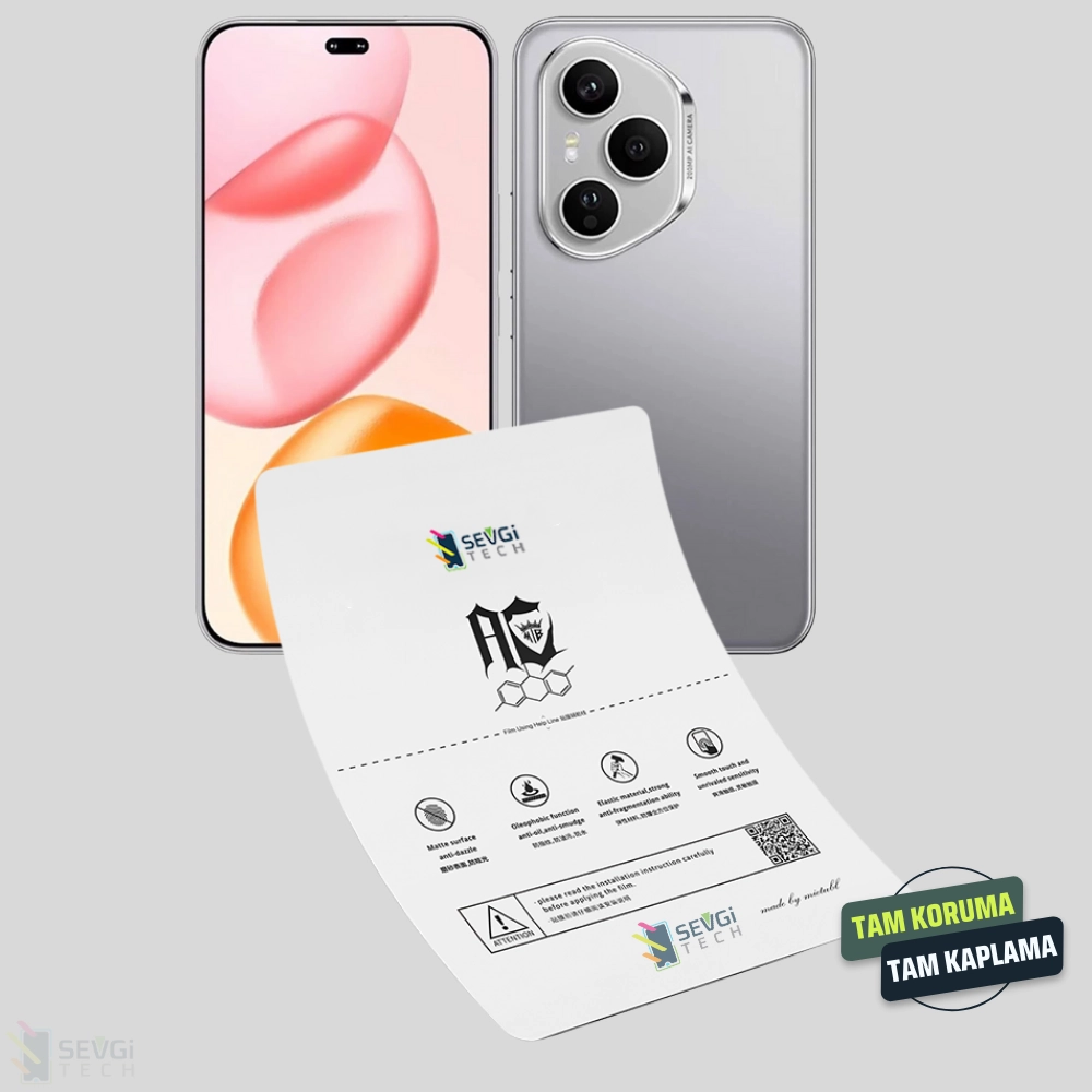 Honor 400 Pro Özel Kesim TPU Nano Ekran Koruyucu