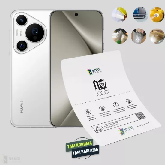 Huawei Mate 50 Pro Ekran Koruyucu | Özel Kesim TPU Nano