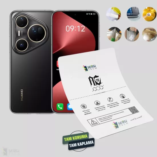 Huawei Pura 80 Ultra Ekran Koruyucu | Özel Kesim TPU Nano
