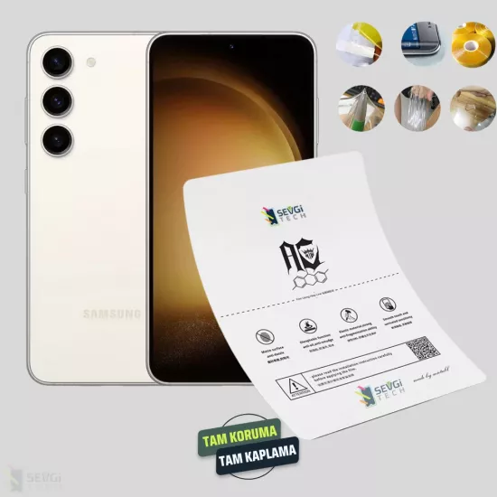 Samsung S23 Ekran Koruyucu | Özel Kesim TPU Nano