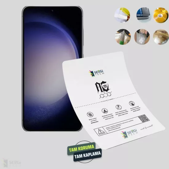 Samsung S23 Plus Ekran Koruyucu | Özel Kesim TPU Nano