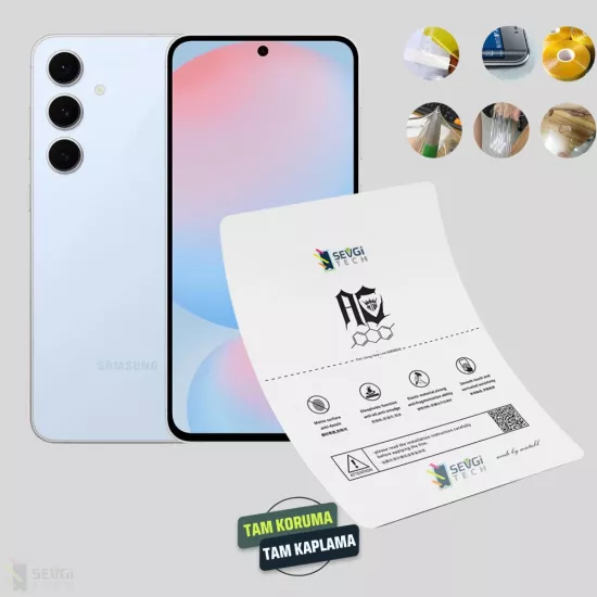 Samsung S24 FE Ekran Koruyucu | Özel Kesim TPU Nano