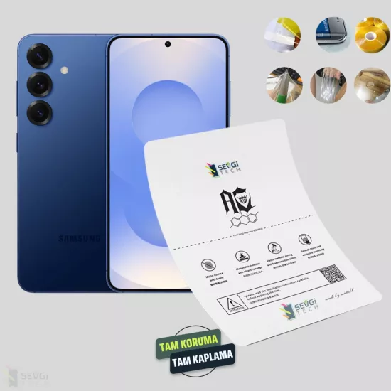 Samsung S25 Ekran Koruyucu | Özel Kesim TPU Nano