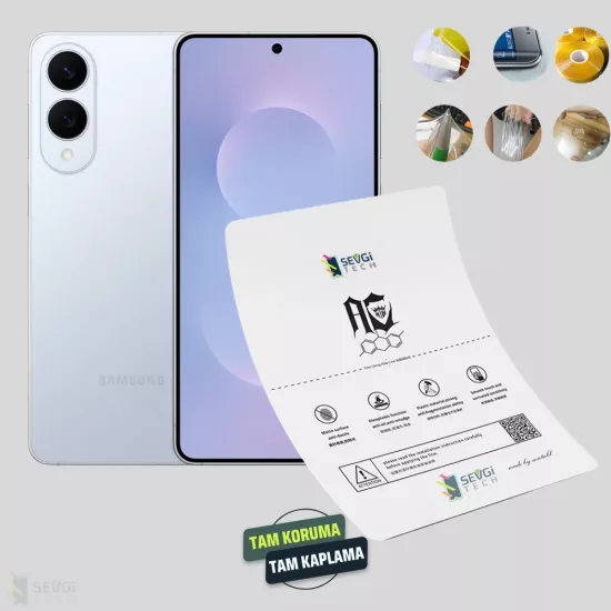 Samsung S25 Edge Ekran Koruyucu | Özel Kesim TPU Nano