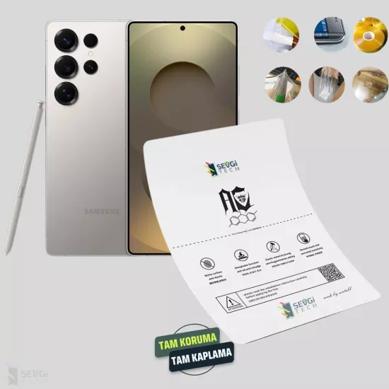 Samsung S25 Ultra Ekran Koruyucu | Özel Kesim TPU Nano