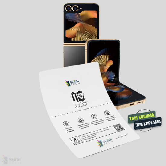 Samsung W25 Flip | Özel Kesim Katlanabilir TPU Nano