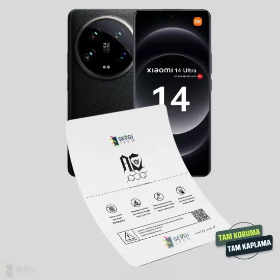 Xiaomi 14 Ultra Ekran Koruyucu | Özel Kesim TPU Nano