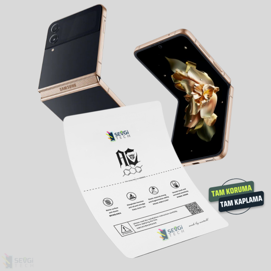 Samsung W23 Flip | Özel Kesim Katlanabilir TPU Nano