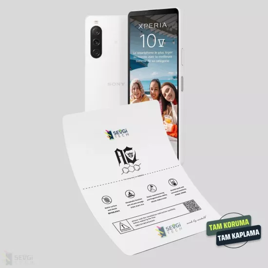 Sony Xperia 10V Ekran Koruyucu | Özel Kesim TPU Nano