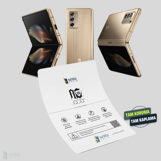 Samsung W22 5G | Özel Kesim Katlanabilir TPU Nano