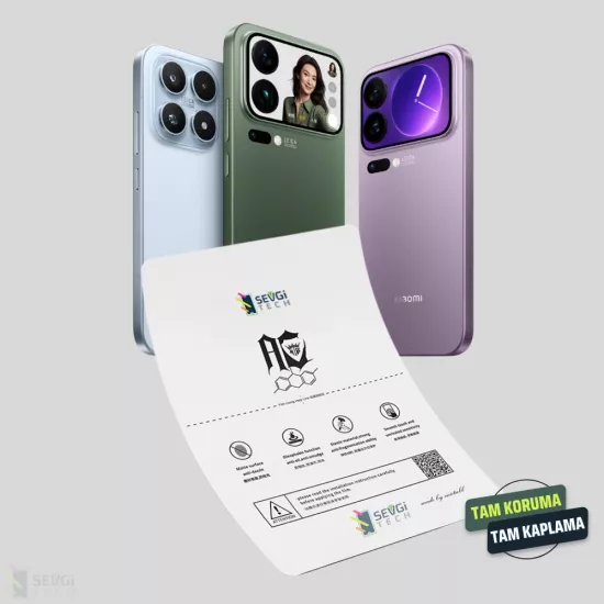 Xiaomi 17 Pro Max Ekran Koruyucu | Özel Kesim TPU Nano