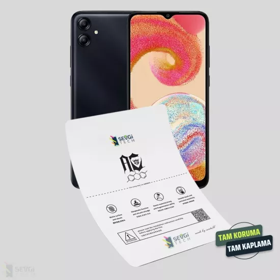 Samsung A04e Ekran Koruyucu | Özel Kesim TPU Nano