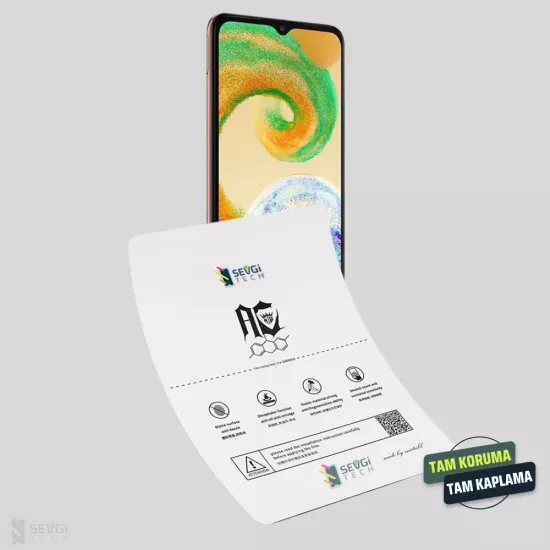 Samsung A04s Ekran Koruyucu | Özel Kesim TPU Nano