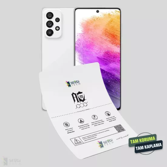Samsung A73 5G Ekran Koruyucu | Özel Kesim TPU Nano