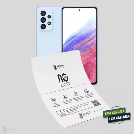 Samsung A53 5G Ekran Koruyucu | Özel Kesim TPU Nano