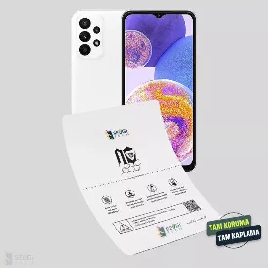 Samsung A23 Ekran Koruyucu | Özel Kesim TPU Nano