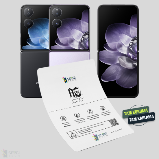Xiaomi Mix Flip 2 | Özel Kesim Katlanabilir TPU Nano