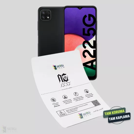 Samsung A22 5G Ekran Koruyucu | Özel Kesim TPU Nano