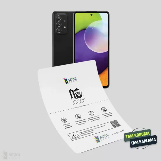 Samsung A72 5G Ekran Koruyucu | Özel Kesim TPU Nano