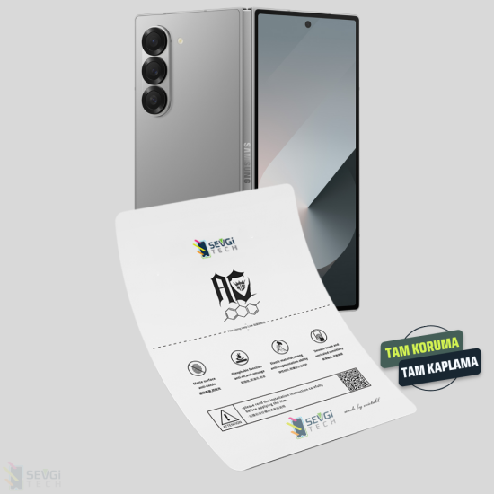 Samsung Z Fold 6 | Özel Kesim Katlanabilir TPU Nano