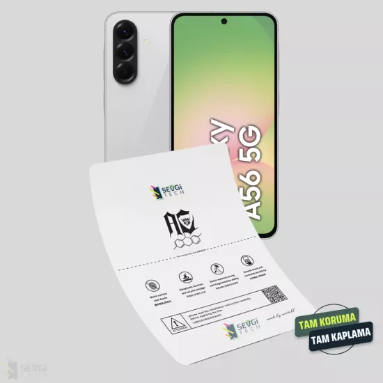 Samsung A56 5G Ekran Koruyucu | Özel Kesim TPU Nano