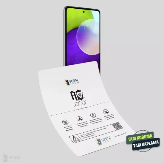 Samsung A52 Ekran Koruyucu | Özel Kesim TPU Nano