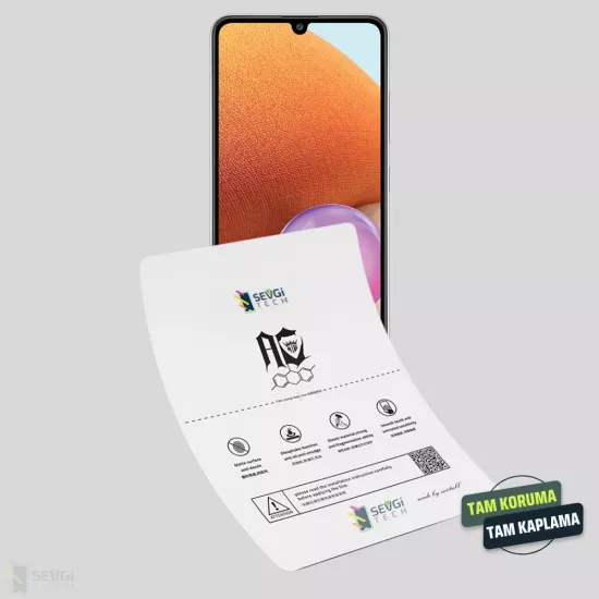 Samsung A32 5G Ekran Koruyucu | Özel Kesim TPU Nano