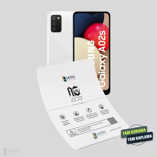 Samsung A02s Ekran Koruyucu | Özel Kesim TPU Nano