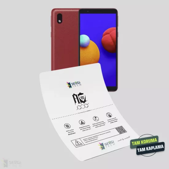 Samsung A01 Core Ekran Koruyucu | Özel Kesim TPU Nano