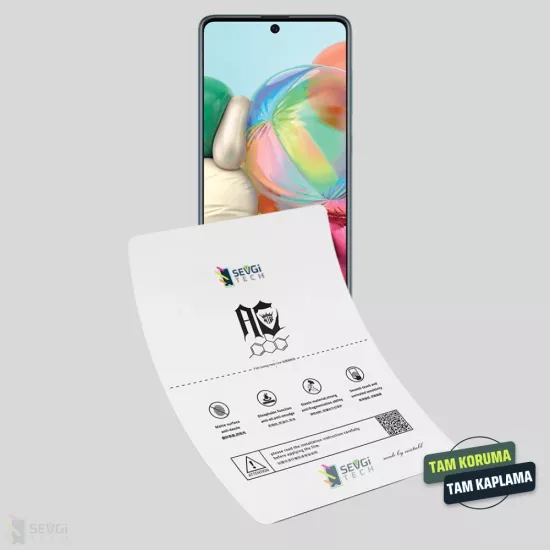Samsung A71 5G Ekran Koruyucu | Özel Kesim TPU Nano