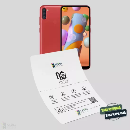 Samsung A11 Ekran Koruyucu | Özel Kesim TPU Nano