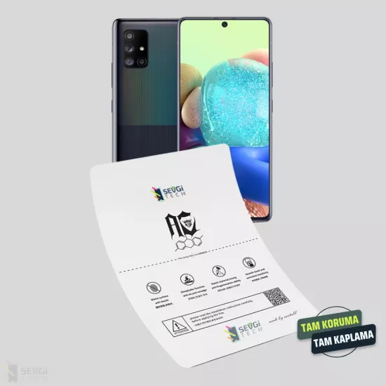 Samsung A71 Ekran Koruyucu | Özel Kesim TPU Nano