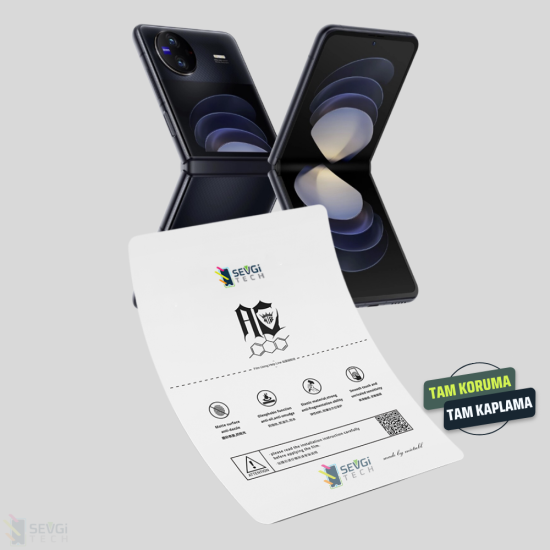 Vivo X Flip | Özel Kesim Katlanabilir TPU Nano