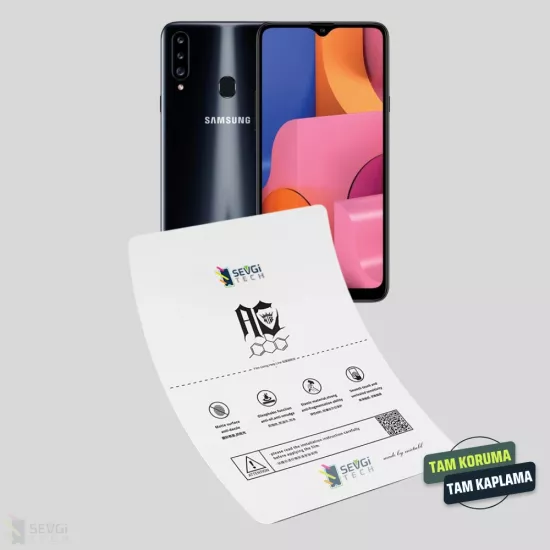 Samsung A20S Ekran Koruyucu | Özel Kesim TPU Nano