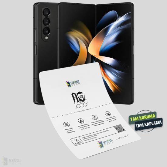 Samsung Z Fold 4 | Özel Kesim Katlanabilir TPU Nano