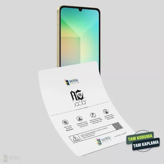 Samsung A06 5G Ekran Koruyucu | Özel Kesim TPU Nano