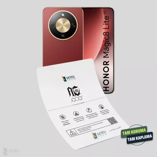Honor Magic 8 Lite Ekran Koruyucu | Özel Kesim TPU Nano