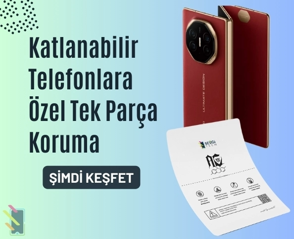 katlanabilir telefonlar için tek parça ekran koruyucu